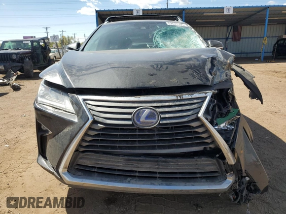 2016 Lexus RX 450h with VIN 2T2BGMCA9GC004141, listed as a Copart auction lot 52637505 with 143,292 mi miles and Salvage Title. Bid and sale history available at DreamBid. Image 5.
