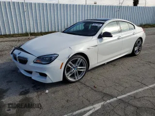 2016 BMW 6 Series 640i with VIN WBA6D0C56GG432743, listed as a Copart auction lot 46431904 with 98,208 mi miles. Bid and sale history available at carsss.com. Image 1.