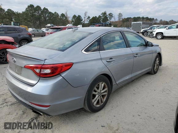 2017 Hyundai Sonata 2.4L with VIN 5NPE24AF6HH509647, listed as a Copart auction lot 83037104 with 123,701 mi miles and Clean Title. Bid and sale history available at carsss.com. Image 3.