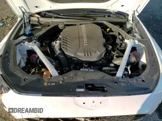 2022 Genesis G70 Launch Edition with VIN KMTG14TE8NU082197, listed as a Copart auction lot 41468635 with 34,844 mi miles and Salvage title. Bid and sale history available at DreamBid. Image 15.