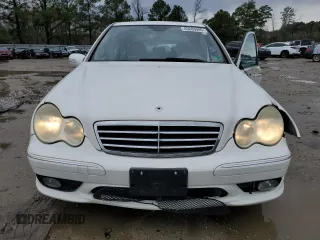 2006 Mercedes-Benz C 230 Sport with VIN WDBRF52H76F820795, listed as a Copart auction lot 45283985 with 225,732 mi miles and Salvage Title. Bid and sale history available at carsss.com. Image 5.