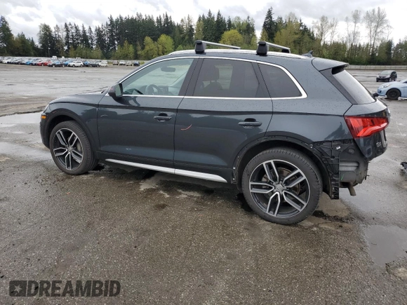 2018 Audi Q5 Premium Plus with VIN WA1BNAFY7J2004009, listed as a Copart auction lot 52826485 with 84,481 mi miles and Salvage Title. Bid and sale history available at carsss.com. Image 2.