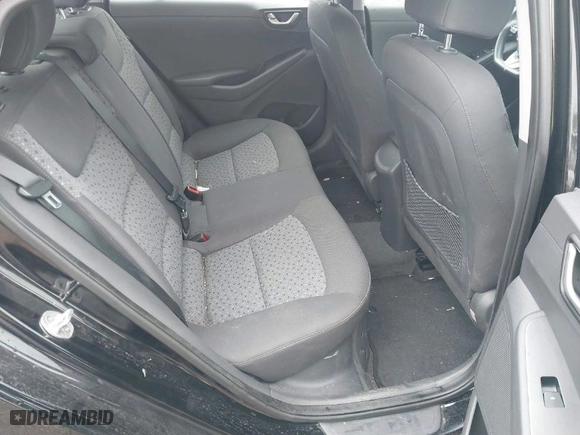 2017 Hyundai Ioniq Hybrid Blue with VIN KMHC65LC2HU048632, listed as a IAAI auction lot 41830626 with 152,672 mi miles. Bid and sale history available at carsss.com. Image 8.