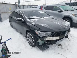 2018 Acura RLX w/Technology Pkg with VIN JH4KC1F53JC001103, listed as a IAAI auction lot 41285641 with 163,850 mi miles. Bid and sale history available at carsss.com. Image 1.
