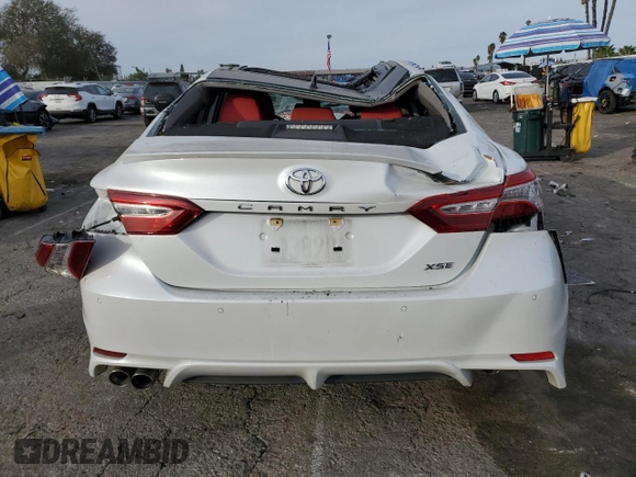 2020 Toyota Camry XSE with VIN 4T1K61AK9LU356596, listed as a Copart auction lot 84372504 with Not Provided miles and Salvage Title. Bid and sale history available at DreamBid. Image 6.