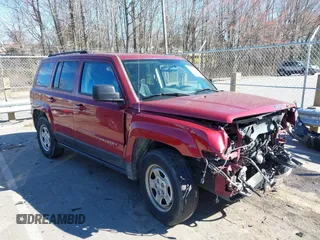 2014 Jeep Patriot Sport with VIN 1C4NJPBA5ED689986, listed as a IAAI auction lot 41701397 with 155,242 mi miles and . Bid and sale history available at carsss.com. Image 1.