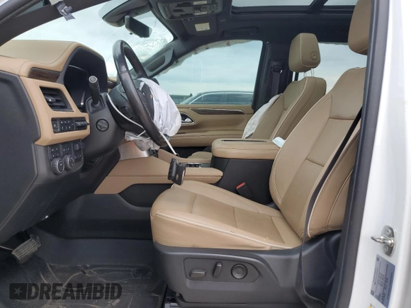 2022 Chevrolet Suburban Premier with VIN 1GNSKFKTXNR303536, listed as a Copart auction lot 79192484 with 67,989 mi miles and Salvage Title. Bid and sale history available at DreamBid. Image 7.