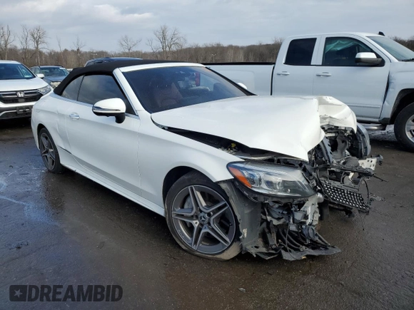 2023 Mercedes-Benz C 300 with VIN W1KWK8EB1PG116635, listed as a Copart auction lot 89201975 with Not Provided miles and Salvage Title. Bid and sale history available at DreamBid. Image 4.