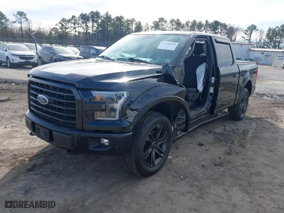 2016 Ford F-150 XLT with VIN 1FTEW1EG5GFC66220, listed as a IAAI auction lot 41448364 with NaN miles. Bid and sale history available at carsss.com. Image 2.