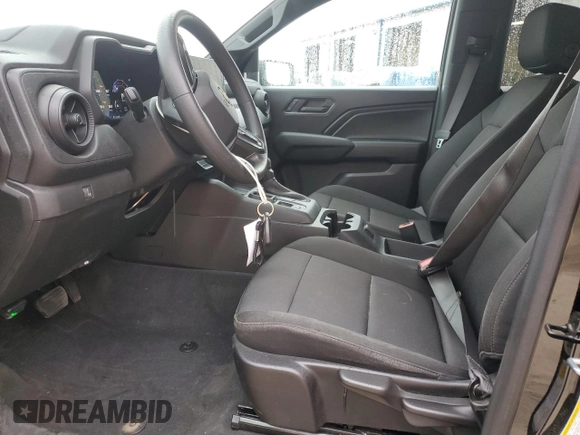 2024 Chevrolet Colorado 2WD Work Truck with VIN 1GCGSBEC2R1125077, listed as a Copart auction lot 56012425 with 15,917 mi miles and Clean Title. Bid and sale history available at DreamBid. Image 7.