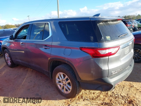 2019 Chevrolet Traverse LS with VIN 1GNEVFKW2KJ163247, listed as a IAAI auction lot 41253155 with 1 mi miles. Bid and sale history available at carsss.com. Image 3.