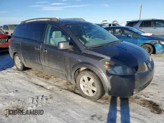 2004 Nissan Quest S with VIN 5N1BV28U44N350796, listed as a Copart auction lot 83244704 with 225,422 mi miles and Clean Title. Bid and sale history available at carsss.com. Image 4.