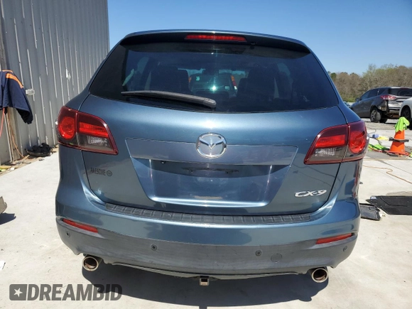 2014 Mazda CX-9 Touring with VIN JM3TB2CA9E0437923, listed as a Copart auction lot 49315445 with 162,092 mi miles and Salvage Title. Bid and sale history available at carsss.com. Image 6.