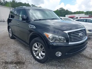 2011 Infiniti QX56 7-passenger with VIN JN8AZ2NE9B9001676, listed as a IAAI auction lot 42264237 with 199,976 mi miles and . Bid and sale history available at DreamBid. Image 1.