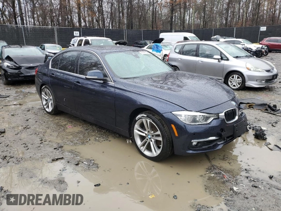 2017 BMW 3 Series 328d xDrive with VIN WBA8F1C33HK898085, listed as a Copart auction lot 70164702 with 67,403 mi miles and . Bid and sale history available at DreamBid. Image 4.