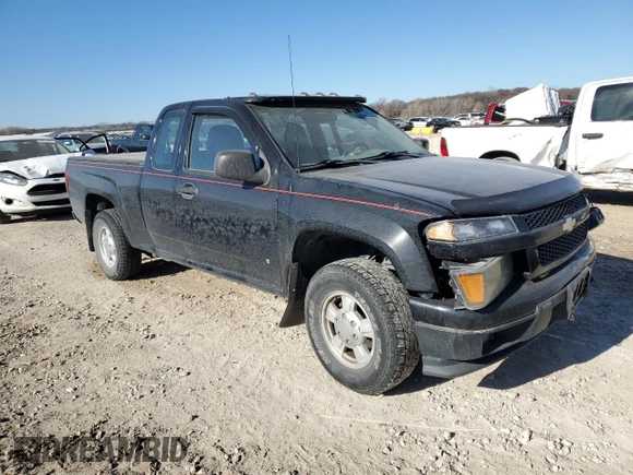2008 Chevrolet Colorado LS with VIN 1GCCS199288133001, listed as a Copart auction lot 83343624 with 0 mi miles and Salvage Title. Bid and sale history available at carsss.com. Image 4.