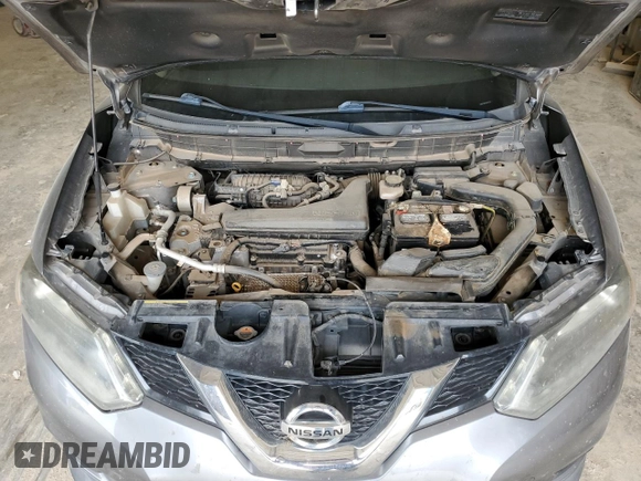 2016 Nissan Rogue S with VIN KNMAT2MT9GP661720, listed as a Copart auction lot 53524675 with 93,111 mi miles and Salvage Title. Bid and sale history available at DreamBid. Image 12.