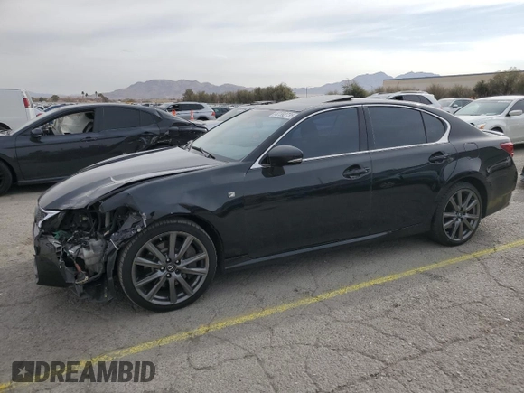 2015 Lexus GS 350 with VIN JTHBE1BL8FA007254, listed as a Copart auction lot 42392735 with 187,338 mi miles and Salvage Title. Bid and sale history available at carsss.com. Image 1.
