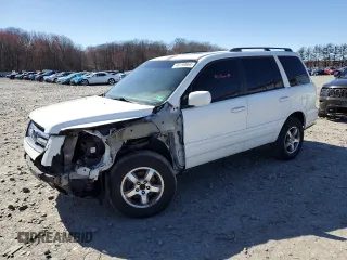 2008 Honda Pilot EX-L with VIN 5FNYF18578B015776, listed as a Copart auction lot 46199664 with 200,954 mi miles and Salvage Title. Bid and sale history available at carsss.com. Image 1.