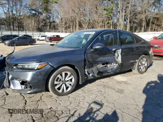 2023 Honda Civic Sedan LX with VIN 2HGFE2F28PH571887, listed as a Copart auction lot 46928105 with 28,126 mi miles and Salvage Title. Bid and sale history available at carsss.com. Image 1.