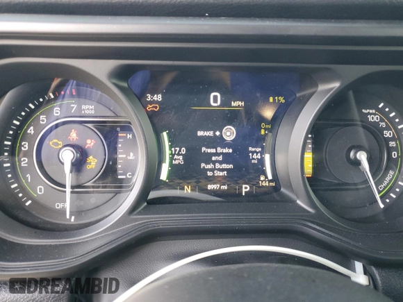 2024 Jeep Wrangler Willys с VIN 1C4RJXN66RW275795, выставлен на аукционе Copart как лот 48113615 с пробегом 8 997 миль миль и Списание • Salvage title. История ставок и продаж доступна на DreamBid. Изображение 9.
