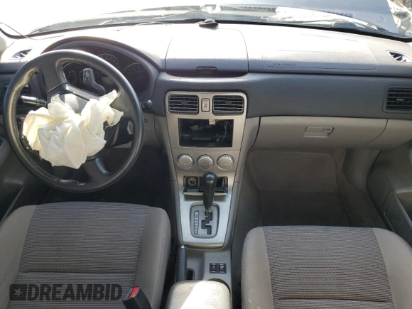 2006 Subaru Forester X with VIN JF1SG65656H722603, listed as a Copart auction lot 85505424 with 128,644 mi miles and Salvage Title. Bid and sale history available at DreamBid. Image 8.