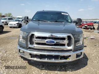 2017 Ford F-150 XL with VIN 1FTFW1EG1HKD84861, listed as a Copart auction lot 53376675 with 117,301 mi miles and Salvage title. Bid and sale history available at DreamBid. Image 5.