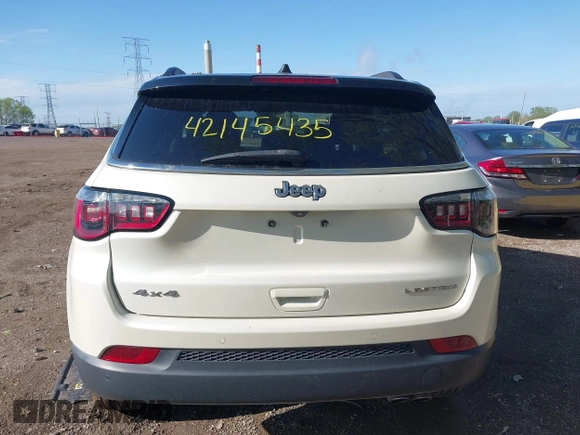 2021 Jeep Compass Limited z VIN 3C4NJDCB6MT536712, wystawiony jako IAAI lot #42145435 z przebiegiem 24 960 mil mil oraz . Historia ofert i sprzedaży dostępna na DreamBid. Obrazek 16.