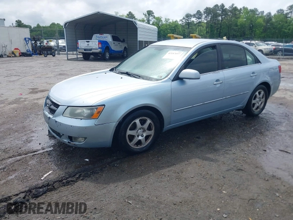 2006 Hyundai Sonata GLS with VIN 5NPEU46F46H082078, listed as a IAAI auction lot 42187697 with 191,632 mi miles and . Bid and sale history available at DreamBid. Image 2.