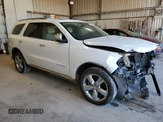 2013 Dodge Durango Citadel with VIN 1C4RDHEG3DC690783, listed as a Copart auction lot 69484024 with 158,283 mi miles and Salvage title. Bid and sale history available at DreamBid. Image 4.
