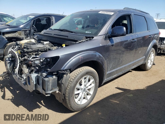2018 Dodge Journey SXT with VIN 3C4PDDBG4JT530190, listed as a Copart auction lot 48409055 with 39,866 mi miles and Salvage title. Bid and sale history available at DreamBid. Image 1.