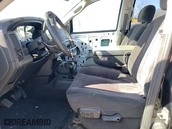 2005 Dodge Ram 2500 SLT with VIN 3D7KS28C35G824158, listed as a Copart auction lot 40818894 with 0 mi miles and Salvage Title. Bid and sale history available at carsss.com. Image 7.