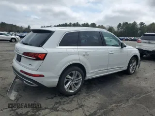 2022 Audi Q7 Premium Plus with VIN WA1LXBF75ND002720, listed as a Copart auction lot 54001815 with 54,677 mi miles and Salvage title. Bid and sale history available at DreamBid. Image 3.
