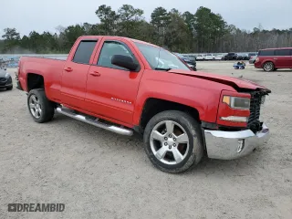 2017 Chevrolet Silverado 1500 LT with VIN 1GCVKREH6HZ213397, listed as a Copart auction lot 41693775 with 0 mi miles and Salvage Title. Bid and sale history available at carsss.com. Image 4.