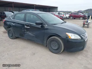 2015 Nissan Sentra S with VIN 3N1AB7AP5FY242092, listed as a IAAI auction lot 41319878 with 129,283 mi miles. Bid and sale history available at carsss.com. Image 1.