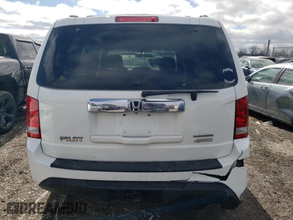 2015 Honda Pilot SE with VIN 5FNYF4H37FB068331, listed as a Copart auction lot 46571805 with 59,706 mi miles and Clean Title. Bid and sale history available at carsss.com. Image 6.