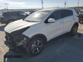 2021 Kia Sportage LX with VIN KNDPM3AC0M7874889, listed as a Copart auction lot 50266895 with 95,470 mi miles and Salvage Title. Bid and sale history available at DreamBid. Image 1.