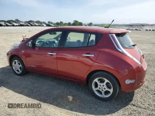 2012 Nissan LEAF SL with VIN JN1AZ0CP4CT020986, listed as a Copart auction lot 53285705 with 64,589 mi miles and Clean Title. Bid and sale history available at carsss.com. Image 2.