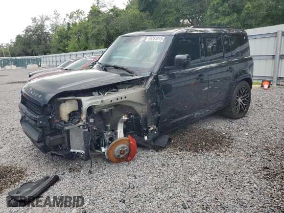 2020 Land Rover Defender X with VIN SALEX7EU4L2034420, listed as a Copart auction lot 59281815 with 41,249 mi miles and Salvage title. Bid and sale history available at DreamBid. Image 1.