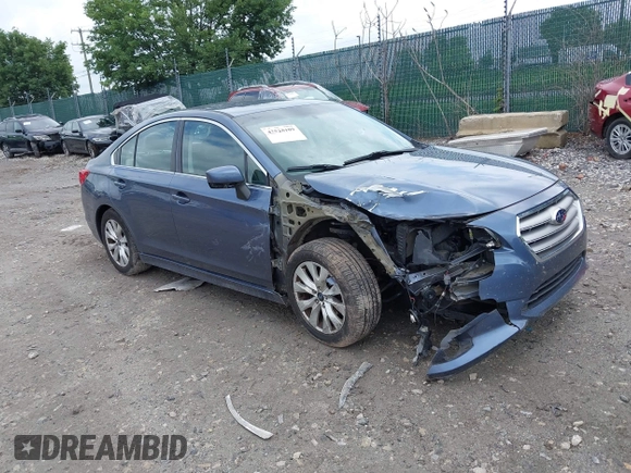 2015 Subaru Legacy Premium with VIN 4S3BNAC6XF3009764, listed as a IAAI auction lot 42528109 with 105,332 mi miles and . Bid and sale history available at DreamBid. Image 1.