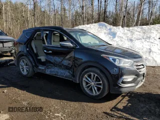 2017 Hyundai Santa Fe 2.0T with VIN 5XYZUDLA6HG475262, listed as a Copart auction lot 49876925 with 232,078 mi miles and Salvage title. Bid and sale history available at DreamBid. Image 4.