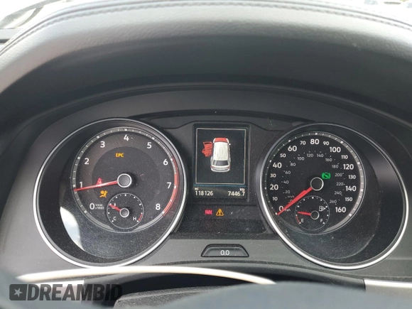 2018 Volkswagen Atlas SEL with VIN 1V2ER2CA7JC517354, listed as a Copart auction lot 57041865 with 118,126 mi miles and Salvage title. Bid and sale history available at DreamBid. Image 9.