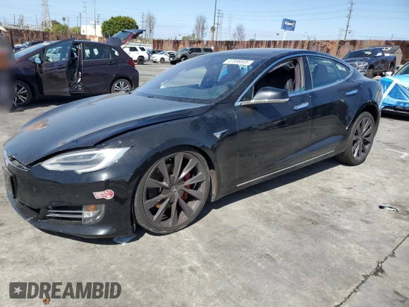 2020 Tesla Model S Performance with VIN 5YJSA1E46LF396481, listed as a Copart auction lot 47896835 with 47,878 mi miles and Salvage title. Bid and sale history available at DreamBid. Image 1.