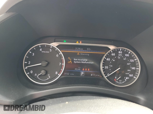 2024 Nissan Sentra SR with VIN 3N1AB8DV0RY358384, listed as a Copart auction lot 55719145 with 3,132 mi miles and Salvage title. Bid and sale history available at DreamBid. Image 9.