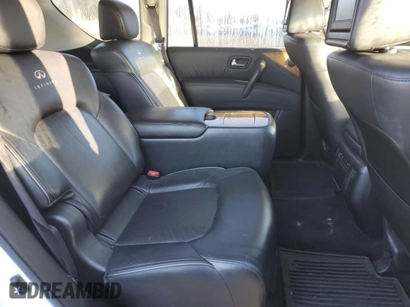2012 Infiniti QX56 7-passenger with VIN JN8AZ2NE1C9021857, listed as a Copart auction lot 76967164 with 153,958 mi miles and Salvage Title. Bid and sale history available at carsss.com. Image 11.