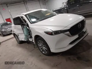 2024 Mazda CX-5 2.5 S Premium Package with VIN JM3KFBDM0R0387539, listed as a IAAI auction lot 41398347 with 8,444 mi miles. Bid and sale history available at carsss.com. Image 1.