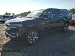 2024 Jeep Grand Wagoneer Series III z VIN 1C4SJSGP4RS186356, wystawiony jako Copart lot #65508245 z przebiegiem 13 811 mil mil oraz Czysty tytuł • Clean title. Historia ofert i sprzedaży dostępna na DreamBid. Obrazek 1.