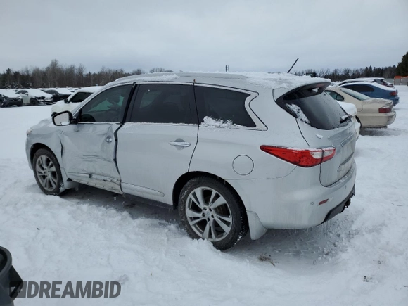 2013 Infiniti JX35 with VIN 5N1AL0MM5DC345632, listed as a Copart auction lot 44216045 with 141,084 mi miles and Clean Title. Bid and sale history available at carsss.com. Image 2.
