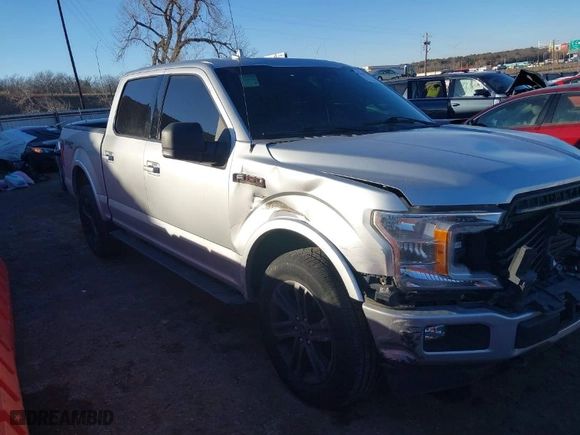 2018 Ford F-150 XL with VIN 1FTEW1EP0JFE09128, listed as a IAAI auction lot 41405517 with 71,325 mi miles. Bid and sale history available at carsss.com. Image 1.