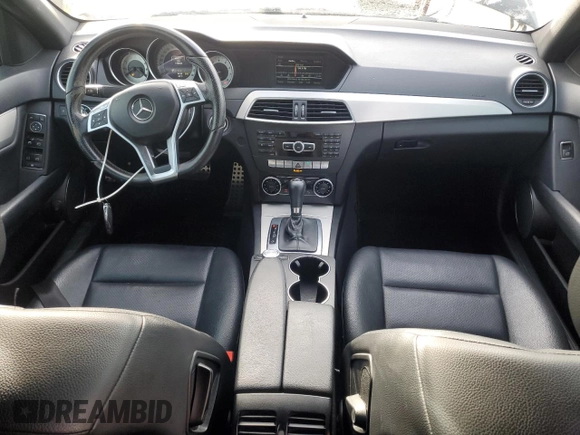 2014 Mercedes-Benz C 300 Sport with VIN WDDGF8AB6EG253744, listed as a Copart auction lot 50181075 with 108,362 mi miles and Salvage Title. Bid and sale history available at DreamBid. Image 8.